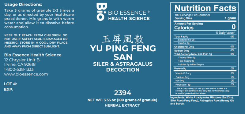 Yu Ping Feng San - Bio Essence Extract Powder