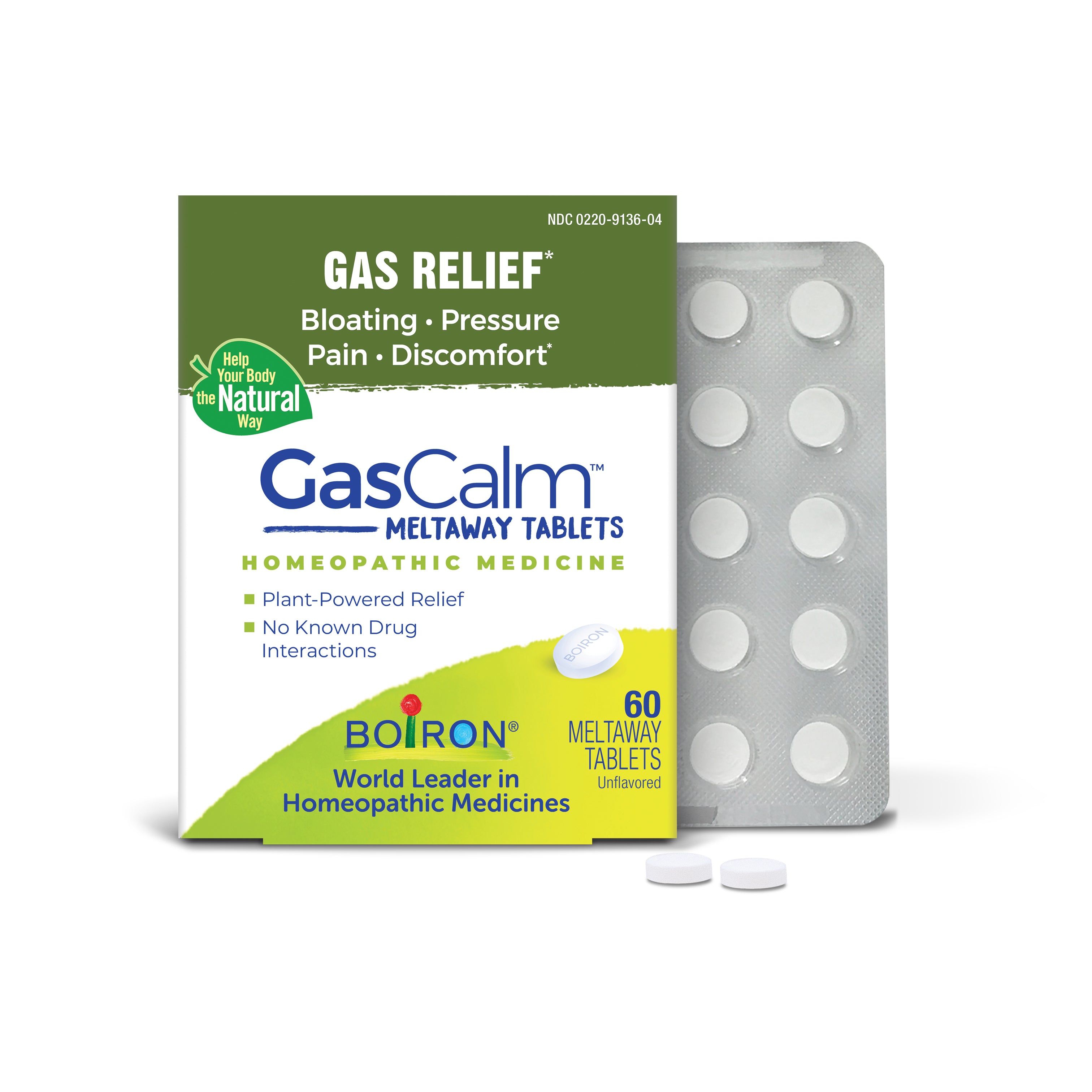 GasCalm (formerly Gasalia) Tabs by Boiron 60's