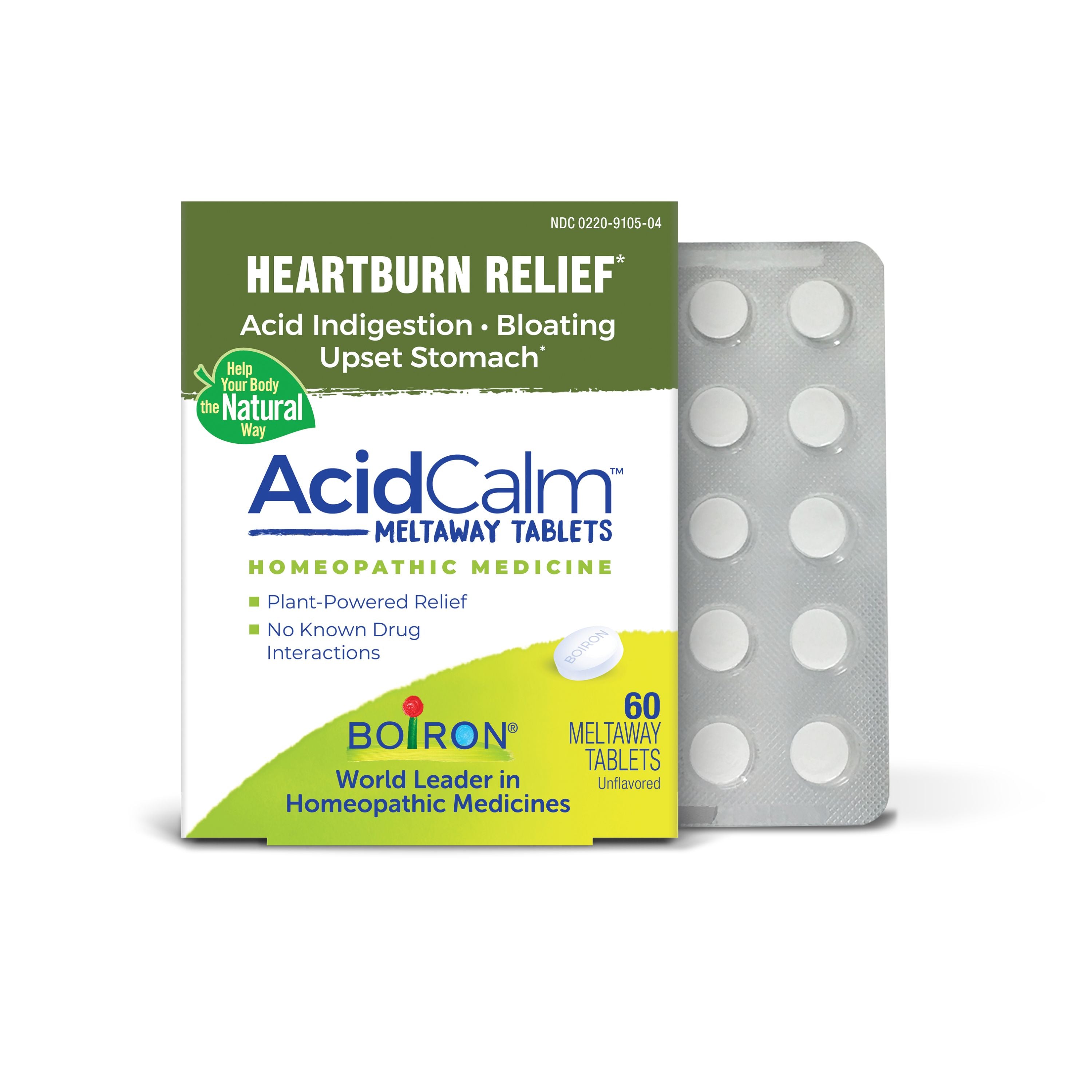 AcidCalm (formerly Acidil) Tablets by Boiron 60's