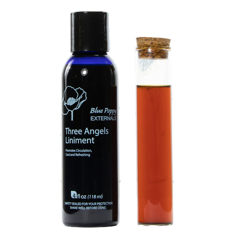 Three Angels Liniment 4 oz, Blue Poppy