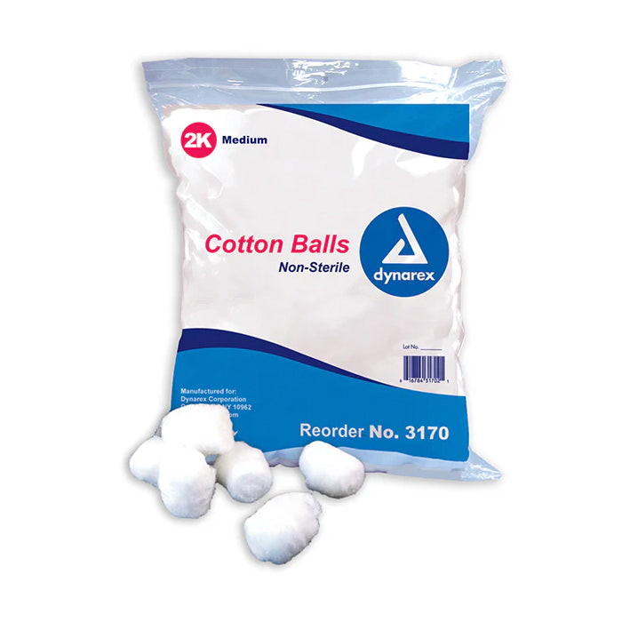 Cotton Balls (Medium) Bag of 2000 (3170)