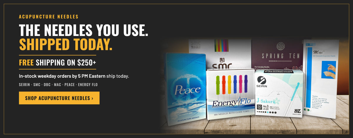 Acupuncture needles shipped today. Free shipping on $250+. Shop acupuncture needles