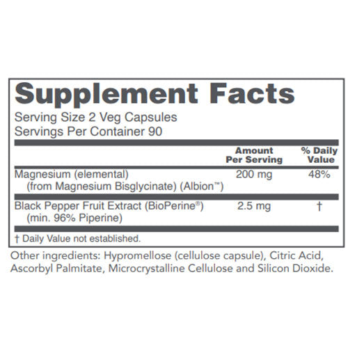 Magnesium Glycinate High Absorption 180 caps by Protocol