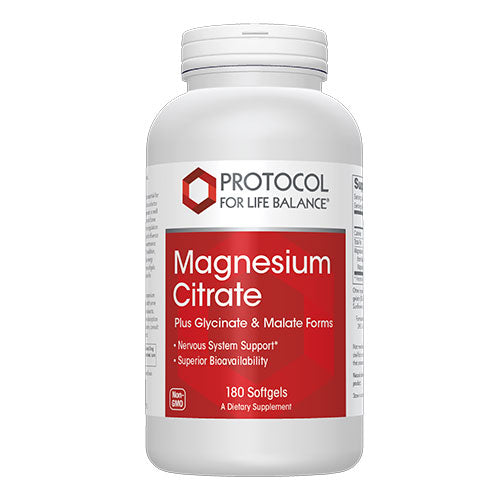 Magnesium Citrate (134mg) 180 Softgels by Protocol