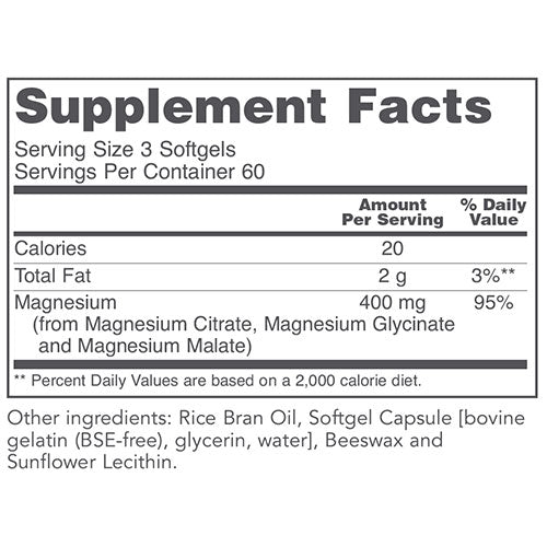 Magnesium Citrate (134mg) 180 Softgels by Protocol