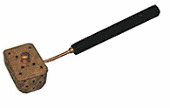 Picture of Moxa Burner, brass w/wooden handle                          