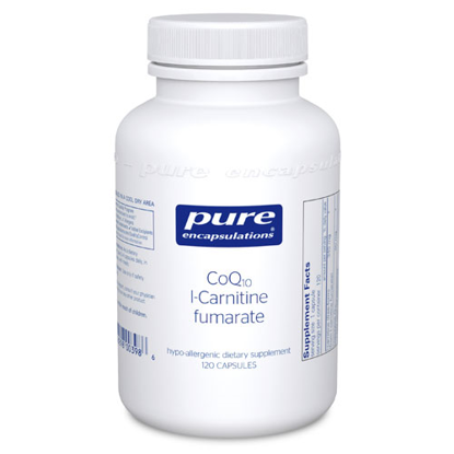 Picture of CoQ10 I-Carnitine Fumarate 120's, Pure Encapsulations       