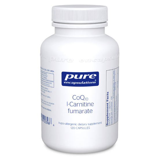 Picture of CoQ10 I-Carnitine Fumarate 120's, Pure Encapsulations       
