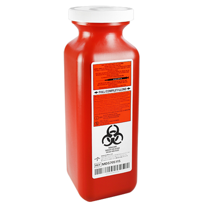 Picture of Sharps (1.7)  Quart Needle Disposal Container               