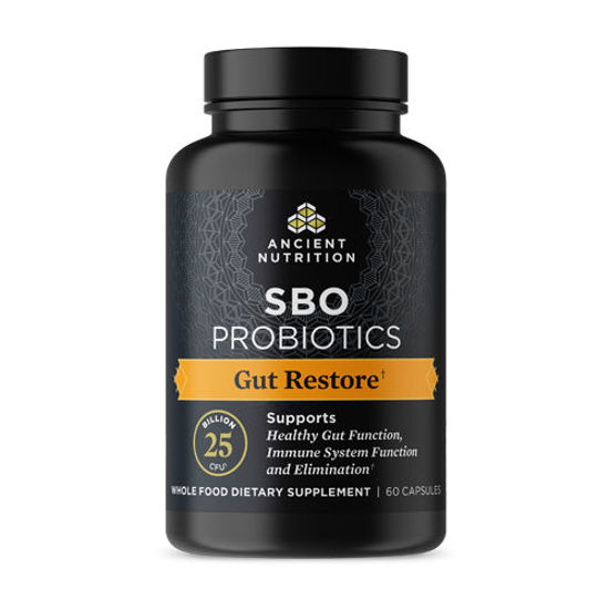 Picture of SBO Probiotics Gut Restore 60's by Ancient Nutrition        