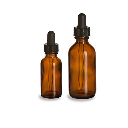 Amber Glass Dropper Bottles