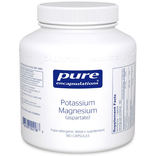 Potassium/Magnesium (aspartate) 180's, Pure Encapsulations