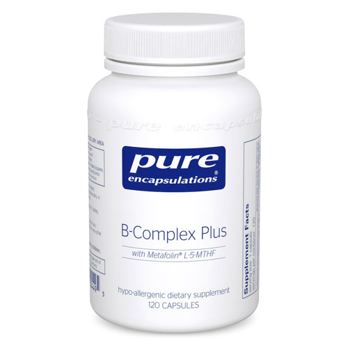 B Complex Plus 120's, Pure Encapsulations