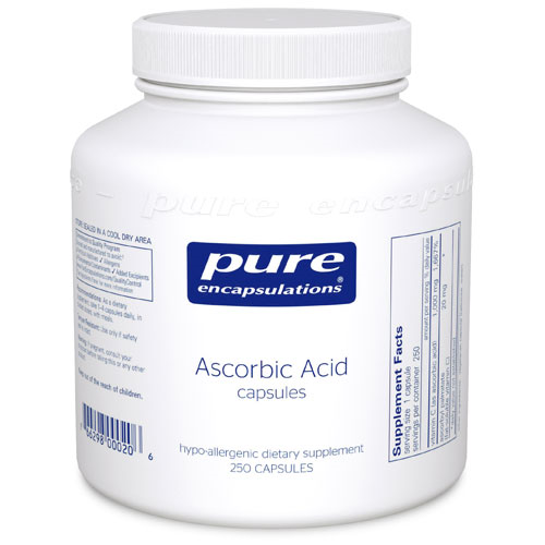Pure Ascorbic Acid 250's, Pure Encapsulations