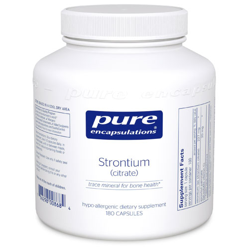Strontium (citrate) 180's, Pure Encapsulations