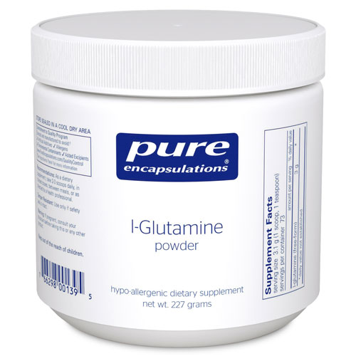 L Glutamine Powder, Pure Encapsulations 227g
