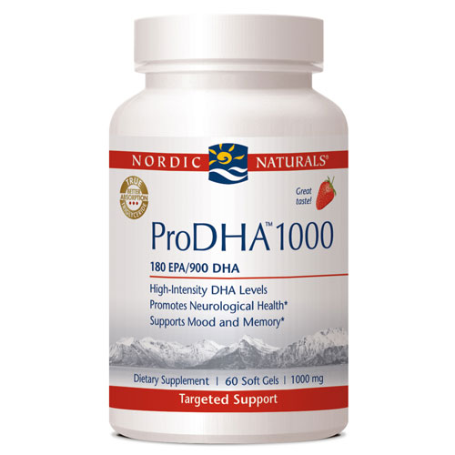 Nordic Pro DHA 1000 Strawberry 60ct