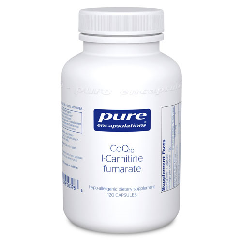 CoQ10 L-Carnitine Fumarate 120's, Pure Encapsulations