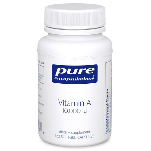 Vitamin A 10,000 iu 120 ct., Pure Encapsulations