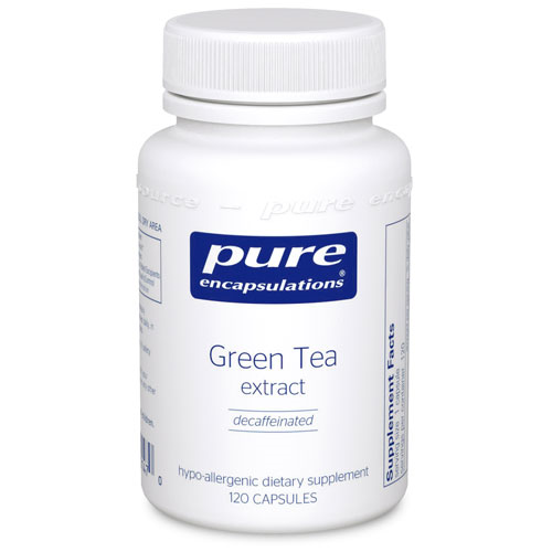Green Tea extract (decaffeinated) 120 ct., Pure