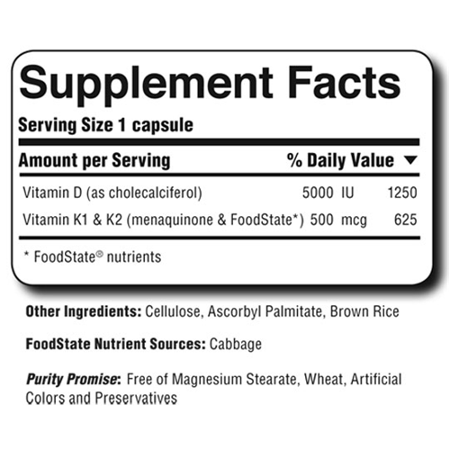 Vitamin D3 5,000 IU 60 ct., Innate