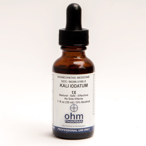 Kali Iodatum 1X 1 oz. Dropper, Ohm Pharma
