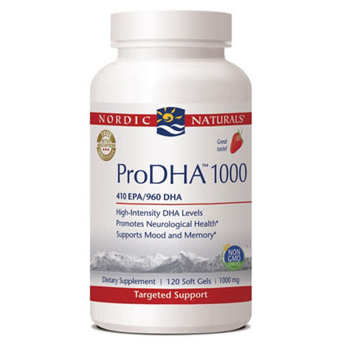 Nordic Pro DHA 1000 Strawberry 120ct