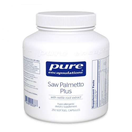 Saw Palmetto Plus 250's, Pure Encapsulations
