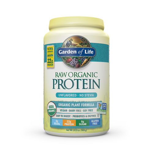 Raw Organic Protein (Unflavored) 560g by Garden of Life