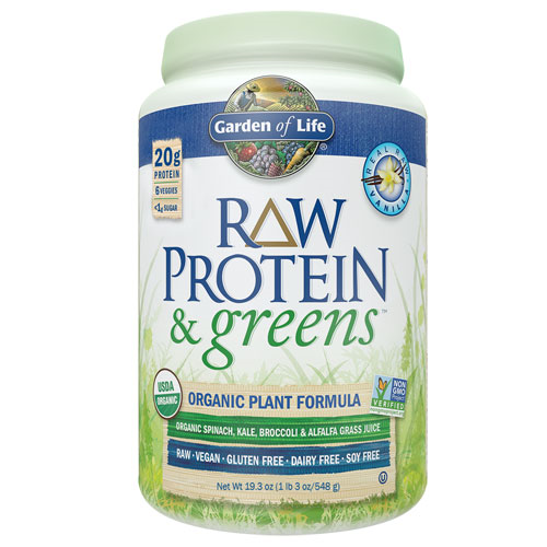 Raw Protein & Greens (Vanilla) 550g by Garden of Life