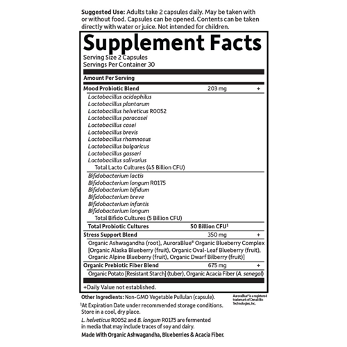 Dr. Formulated Probiotics Mood SS 60 by GoL