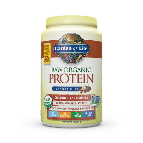 Raw Organic Protein (Vanilla Chai) 680g by Garden of Life