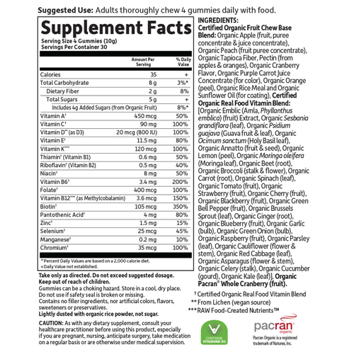 mykind Organics Women Multi Gummies 120's by Garden of Life