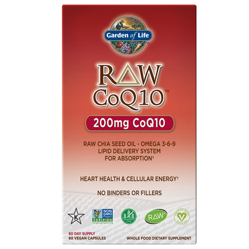 Raw CoQ10 (200 mg) 60 Caps by Garden of Life