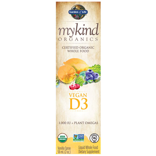 mykind Organics D3 Spray (1,000 iu) 2 oz. by Garden of Life