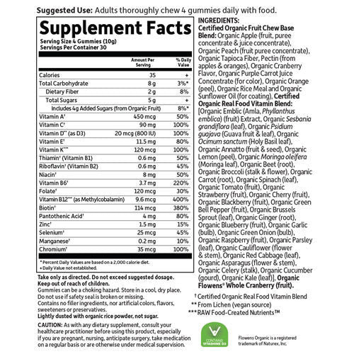 mykind Organics Men's 40+ Multi Gummies 120's by GoL