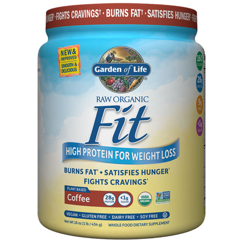 Raw Fit Organic (Coffee) 465g by Garden of Life