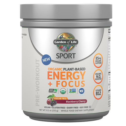 Sport Organic Energy & Focus (Blackberry-Cherry) 231g by GoL