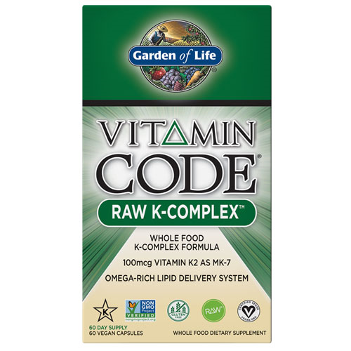 Vitamin Code Raw K Complex 60 Caps by Garden of Life