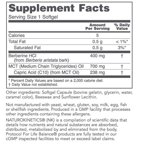 Glucose Management w/ Berberine HCl 90 softgels by Protocol