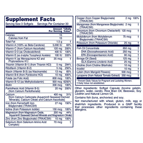 Prenatal Multi w/ DHA 90 softgels by Protocol