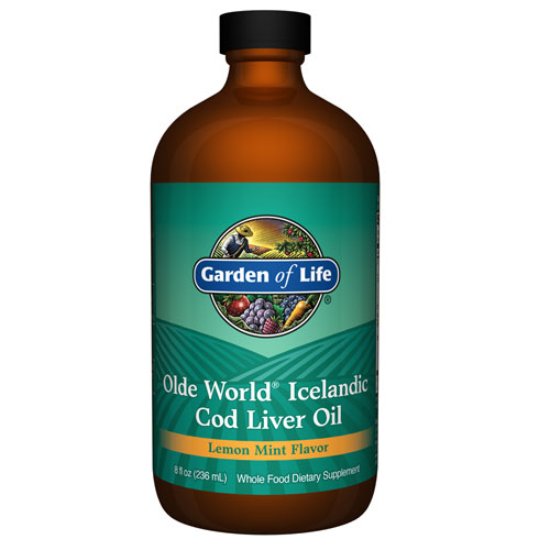 Olde World Icelandic Cod Liver Oil 8 oz. by Garden of Life