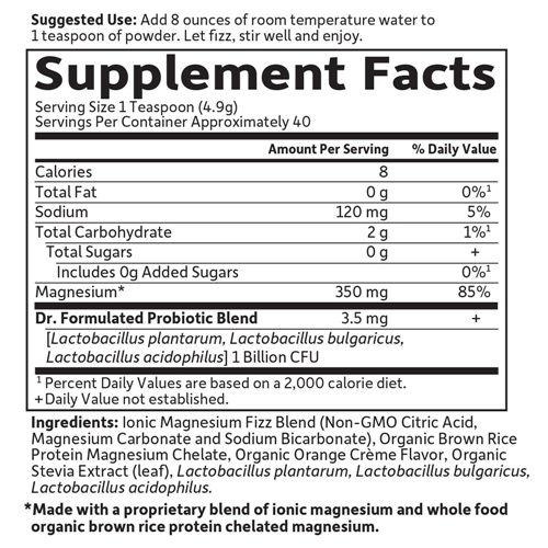Dr. Formulated Magnesium (Orange) 197.4g by Garden of Life