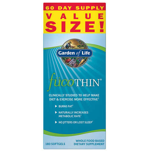 fucoTHIN 180 Softgels by Garden of Life