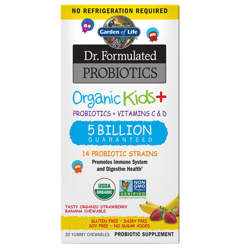 Dr. Formulated Probiotics Organic Kids (Straw/Banana) by GoL