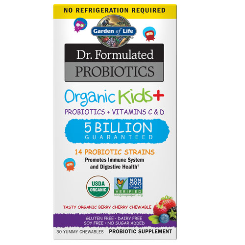 Dr. Formulated Probiotics Organic Kids (Berry Cherry) by GoL