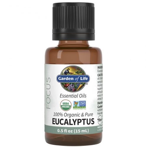 Organic Eucalyptus Essential Oil 0.5 oz. by Garden of Life