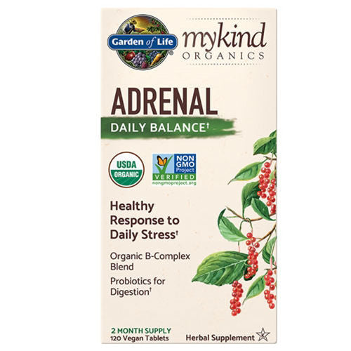 mykind Organics Adrenal Daily Balance 120 tabs by GoL