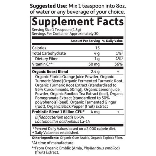 mykind Organics Turmeric Boost 137g by Garden of Life