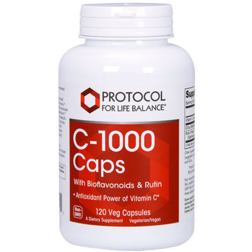 Vitamin C-1000 w/ Bioflavonoids & Rutin 120 caps by Protocol